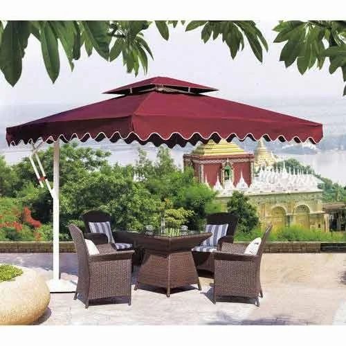 Garden Umbrellas for resort -Golden awning tensile