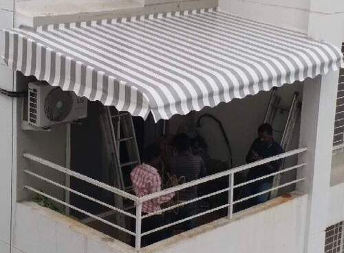 fixed awning for balcony-Golden awning tensile