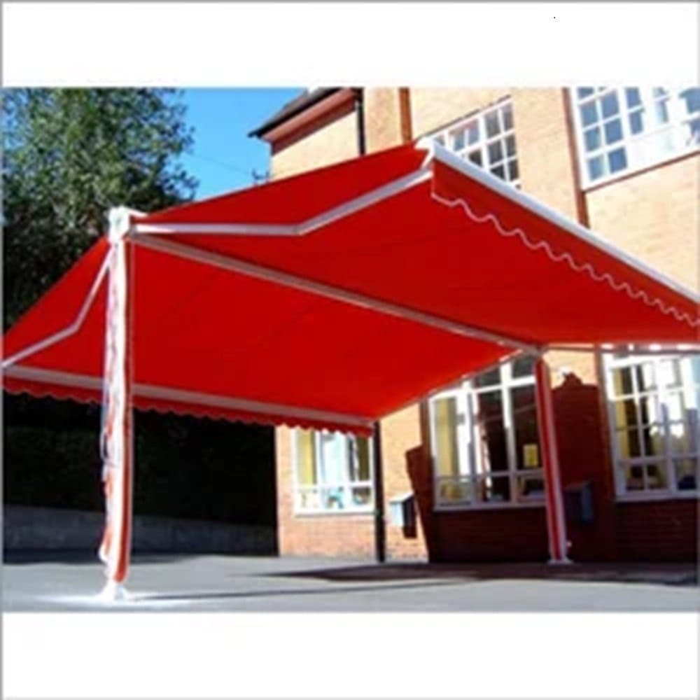 hut awning-golden awning tensile